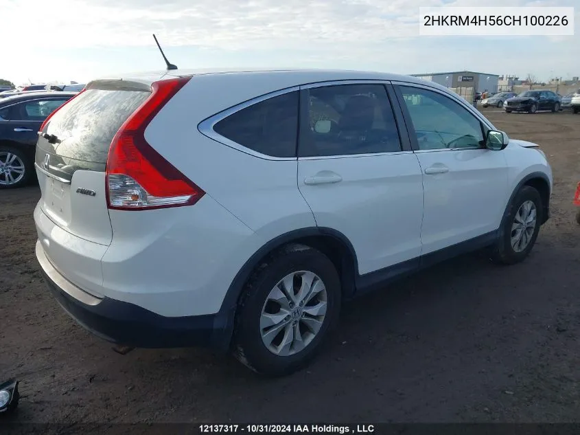 2012 Honda Cr-V VIN: 2HKRM4H56CH100226 Lot: 12137317