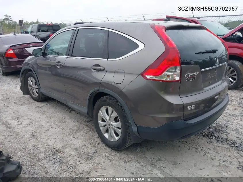 2012 Honda Cr-V Ex VIN: 3CZRM3H55CG702967 Lot: 39084431