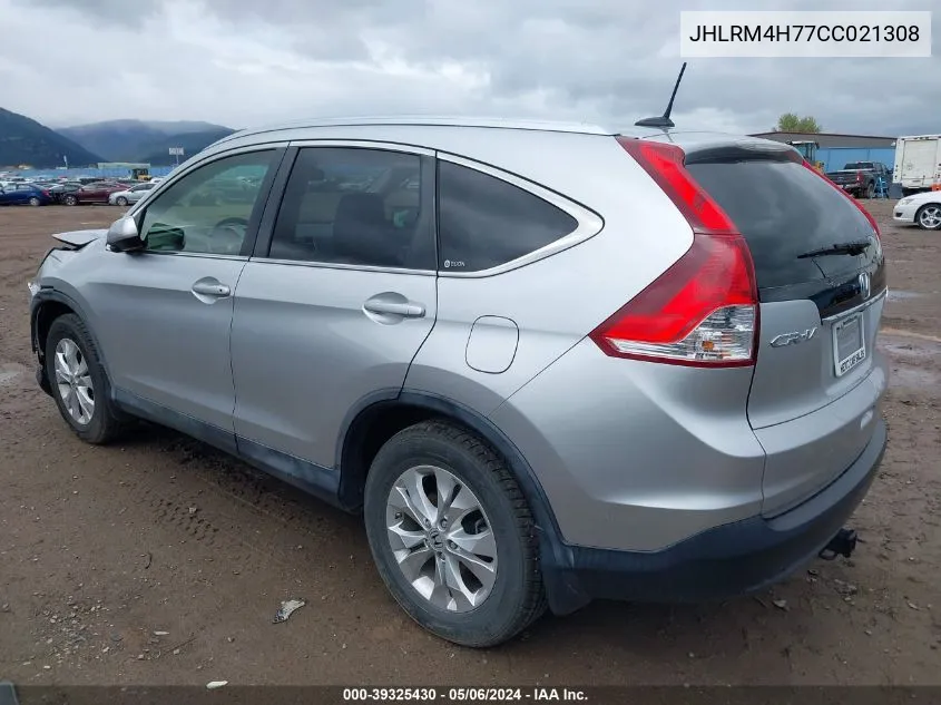 2012 Honda Cr-V Ex-L VIN: JHLRM4H77CC021308 Lot: 39325430