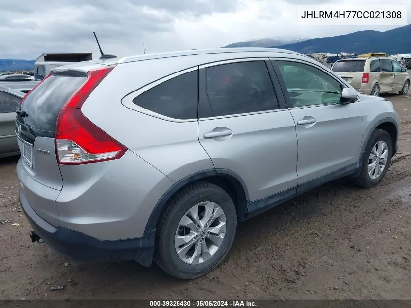 JHLRM4H77CC021308 2012 Honda Cr-V Ex-L