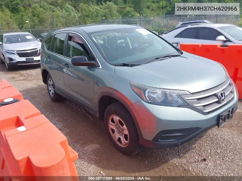 2012 Honda Cr-V Lx VIN: 2HKRM4H37CH620966 Lot: 39717589