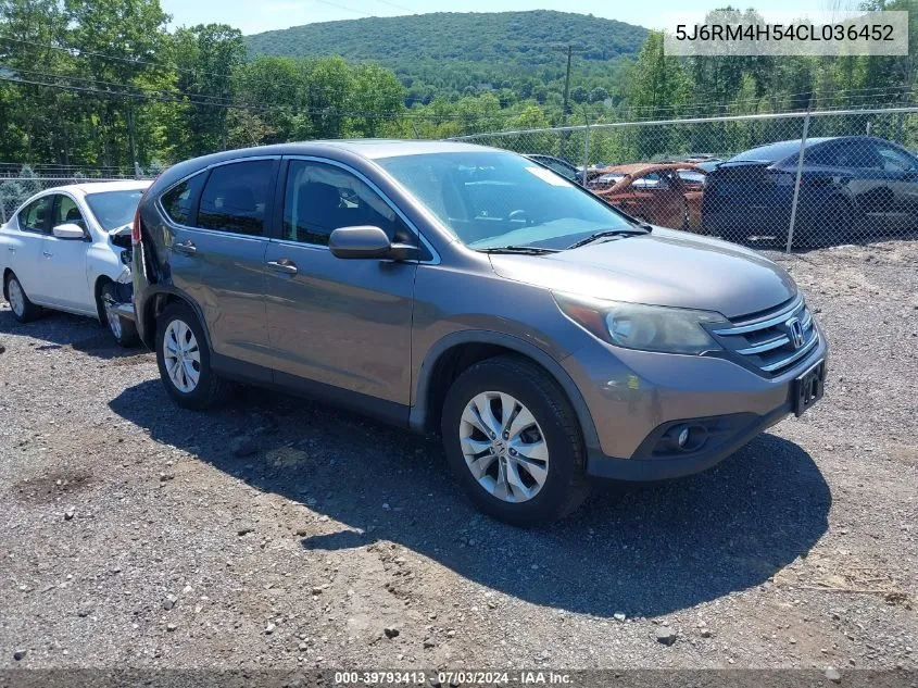 2012 Honda Cr-V Ex VIN: 5J6RM4H54CL036452 Lot: 39793413