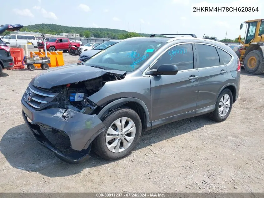 2012 Honda Cr-V Ex-L VIN: 2HKRM4H78CH620364 Lot: 39911237