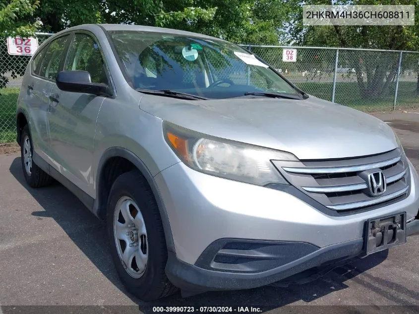 2012 Honda Cr-V Lx VIN: 2HKRM4H36CH608811 Lot: 39990723