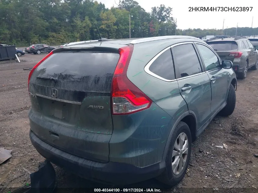 2HKRM4H73CH623897 2012 Honda Cr-V Ex-L