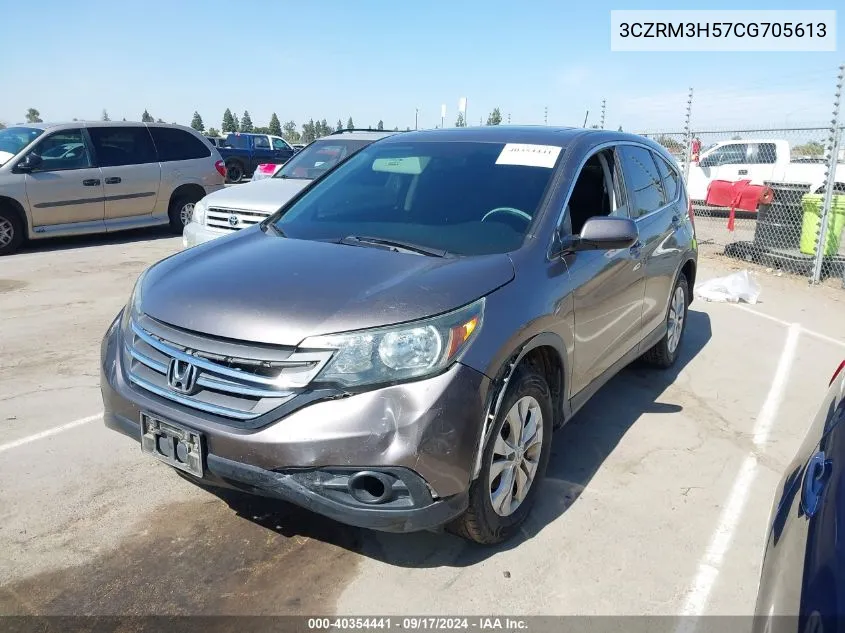 2012 Honda Cr-V Ex VIN: 3CZRM3H57CG705613 Lot: 40354441