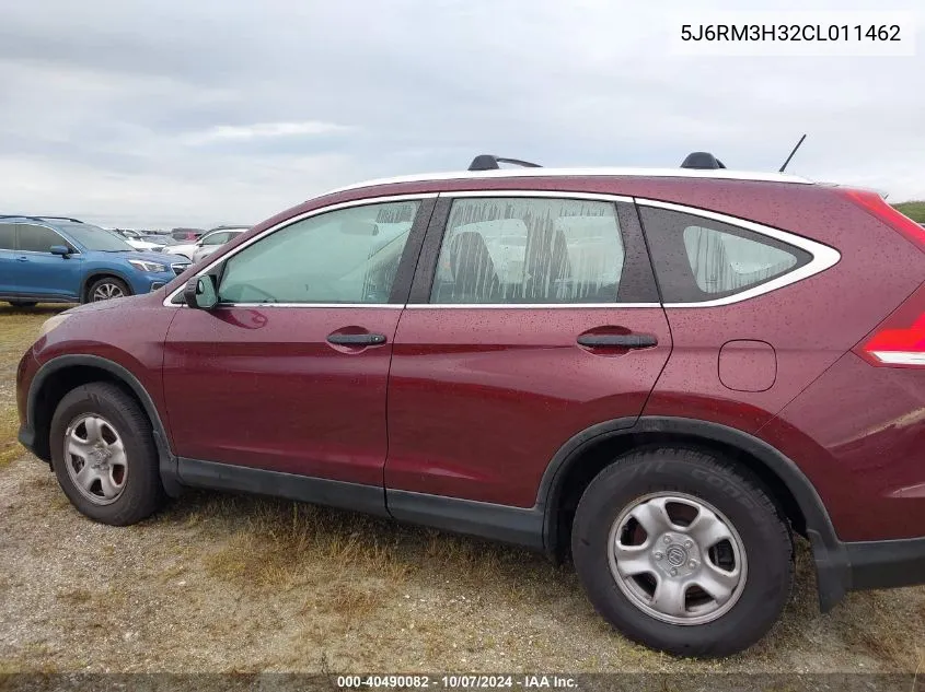 2012 Honda Cr-V Lx VIN: 5J6RM3H32CL011462 Lot: 40490082