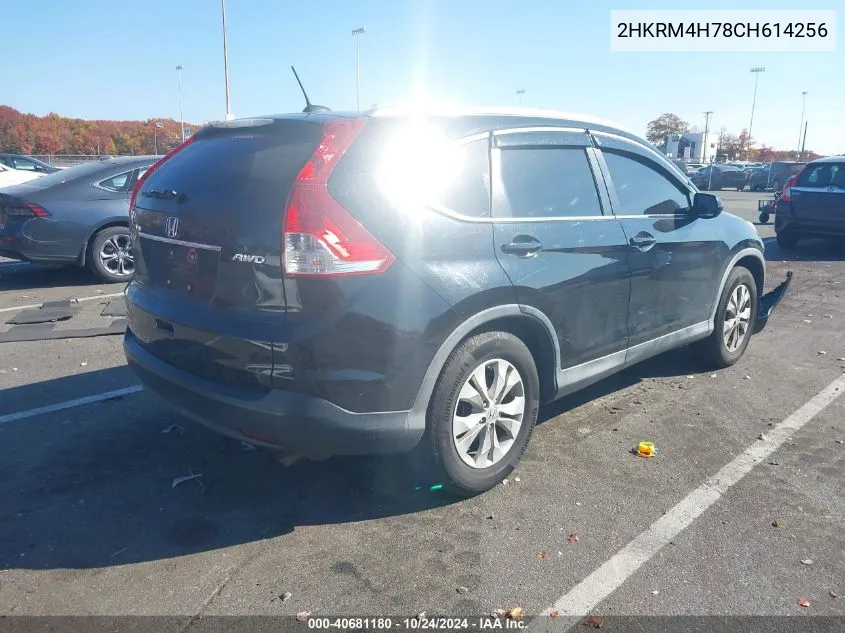 2HKRM4H78CH614256 2012 Honda Cr-V Exl