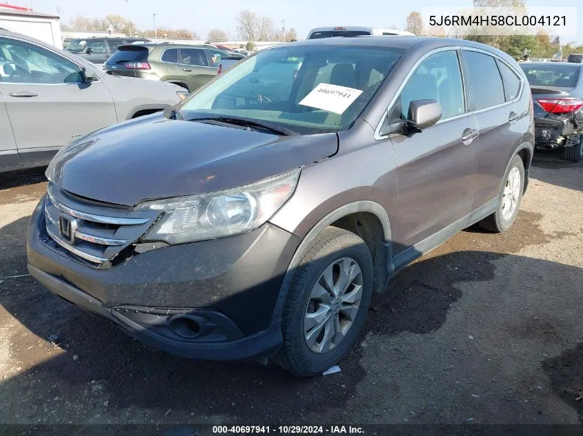 2012 Honda Cr-V Ex VIN: 5J6RM4H58CL004121 Lot: 40697941