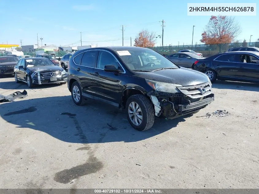 2012 Honda Cr-V Ex VIN: 2HKRM4H55CH626878 Lot: 40729102