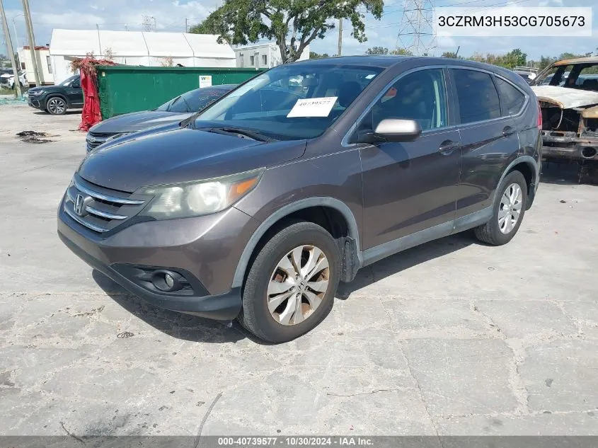 2012 Honda Cr-V Ex VIN: 3CZRM3H53CG705673 Lot: 40739577