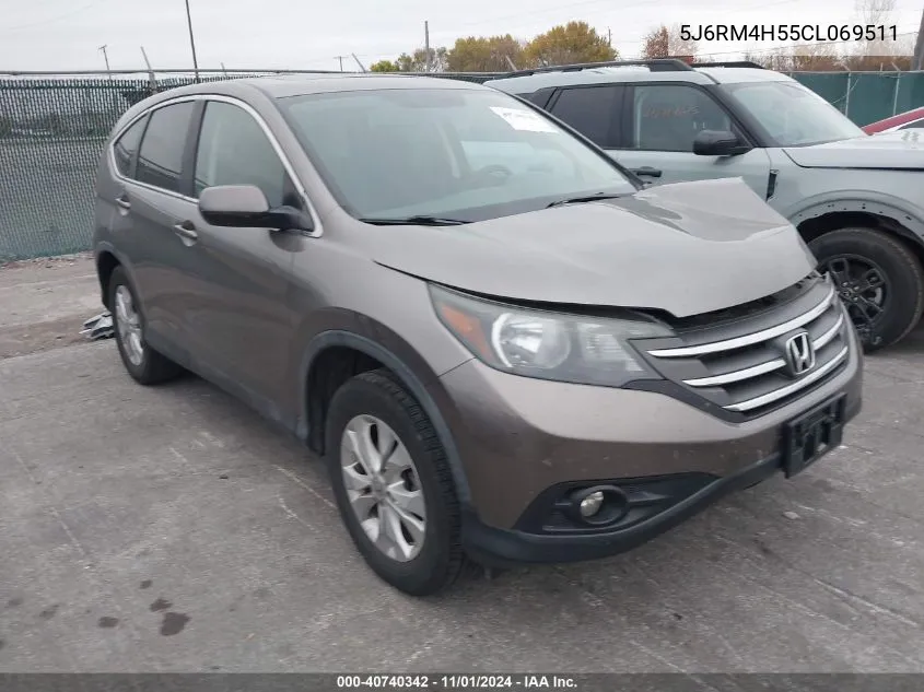 2012 Honda Cr-V Ex VIN: 5J6RM4H55CL069511 Lot: 40740342