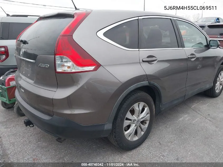 2012 Honda Cr-V Ex VIN: 5J6RM4H55CL069511 Lot: 40740342