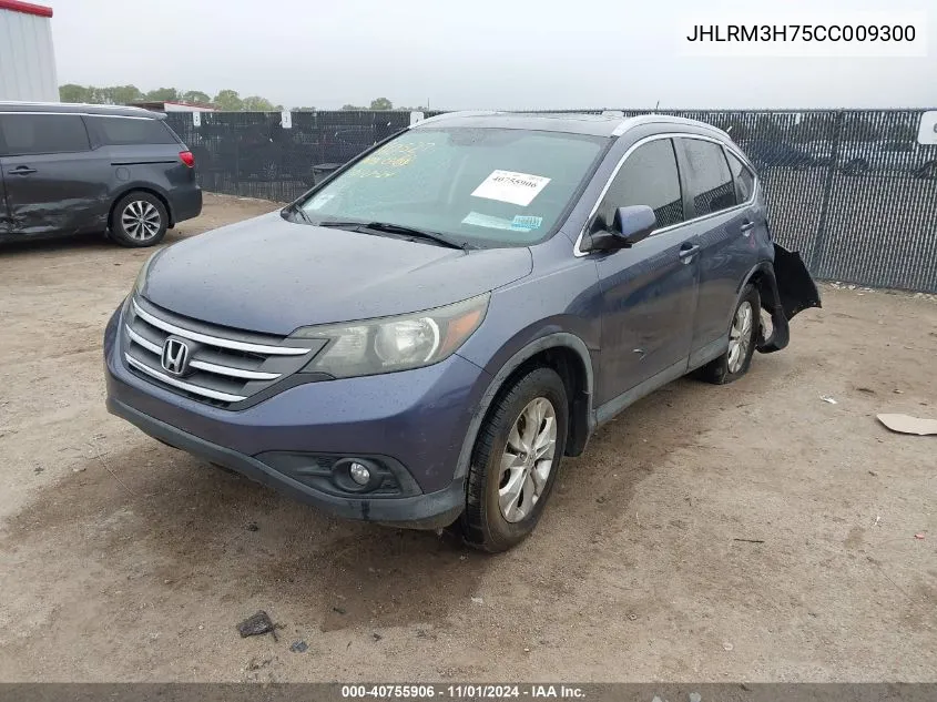 2012 Honda Cr-V Ex-L VIN: JHLRM3H75CC009300 Lot: 40755906