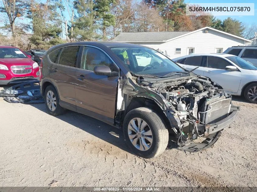 2012 Honda Cr-V Ex VIN: 5J6RM4H58CL075870 Lot: 40760825