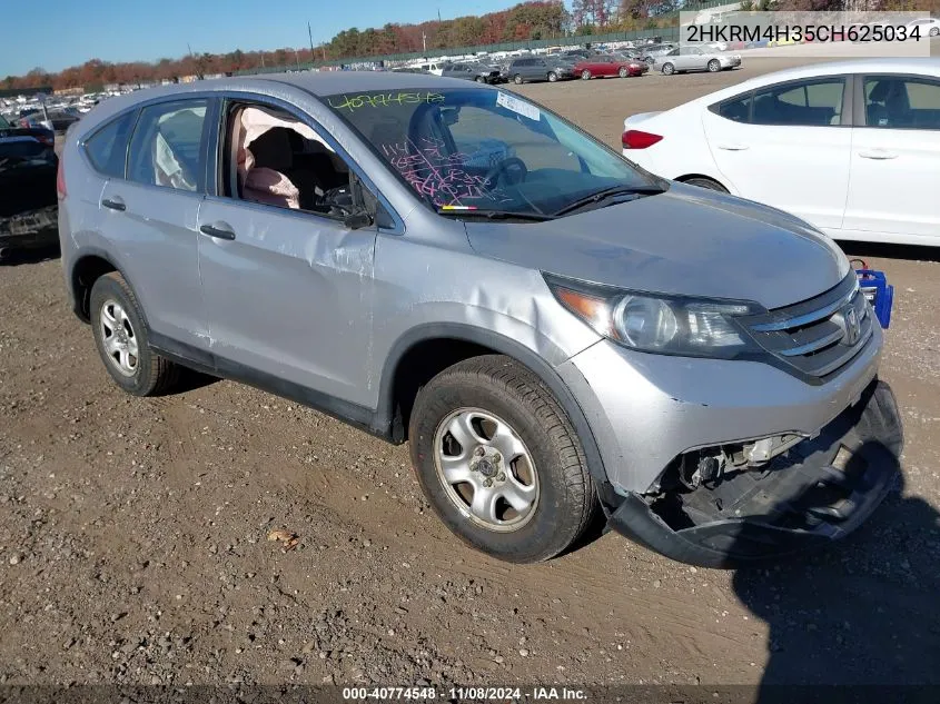 2012 Honda Cr-V Lx VIN: 2HKRM4H35CH625034 Lot: 40774548