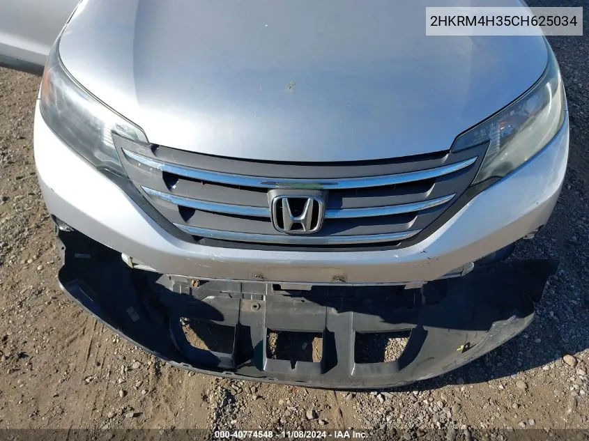 2012 Honda Cr-V Lx VIN: 2HKRM4H35CH625034 Lot: 40774548