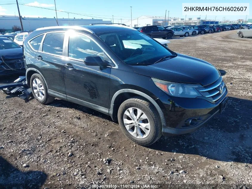 2012 Honda Cr-V Ex-L VIN: 2HKRM4H76CH602607 Lot: 40793535