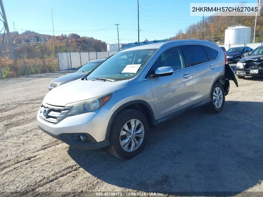 2012 Honda Cr-V Ex VIN: 2HKRM4H57CH627045 Lot: 40799173