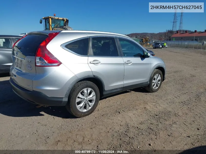 2012 Honda Cr-V Ex VIN: 2HKRM4H57CH627045 Lot: 40799173