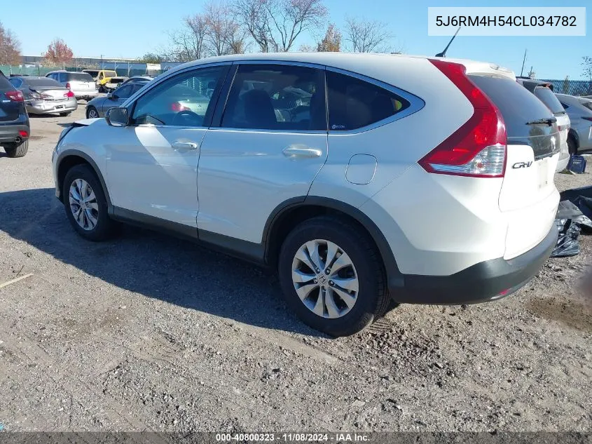 2012 Honda Cr-V Ex VIN: 5J6RM4H54CL034782 Lot: 40800323