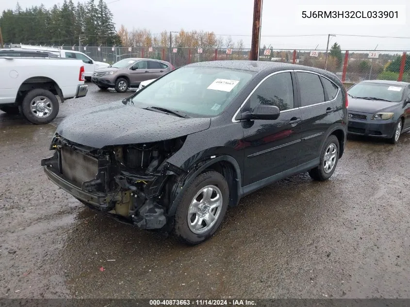 2012 Honda Cr-V Lx VIN: 5J6RM3H32CL033901 Lot: 40873663