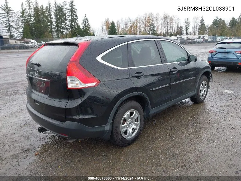 2012 Honda Cr-V Lx VIN: 5J6RM3H32CL033901 Lot: 40873663