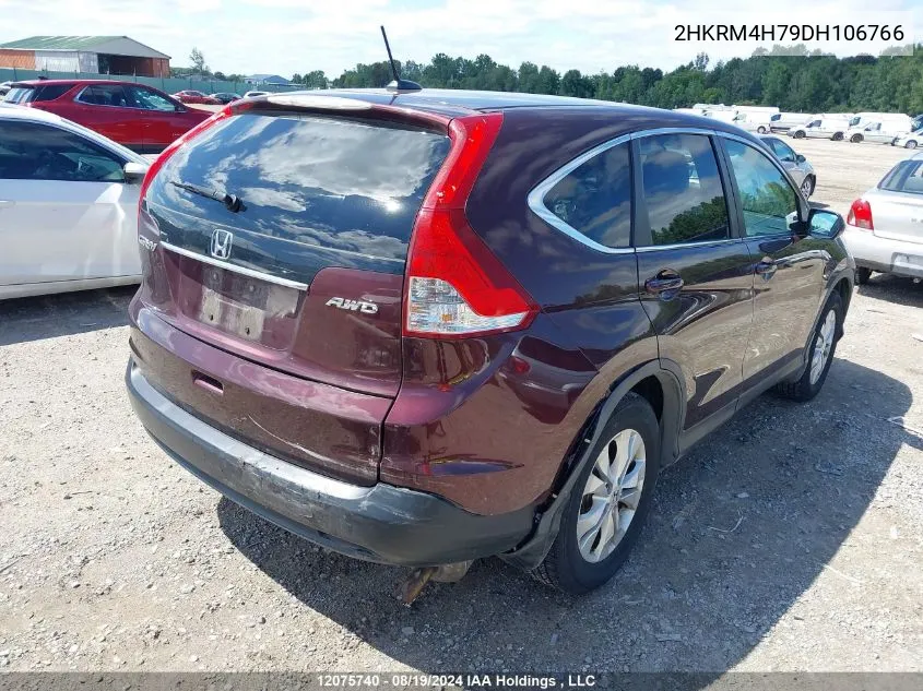 2013 Honda Cr-V VIN: 2HKRM4H79DH106766 Lot: 12075740