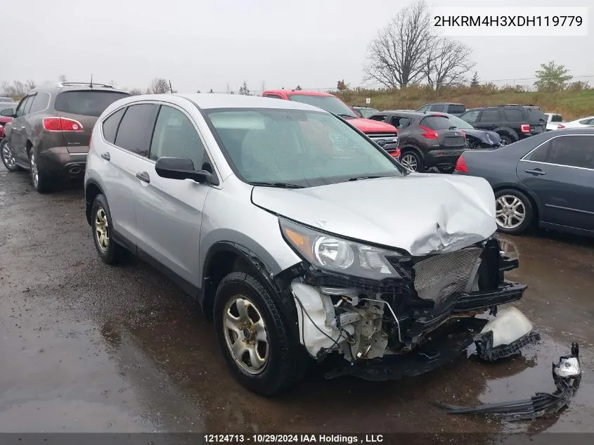 2013 Honda Cr-V VIN: 2HKRM4H3XDH119779 Lot: 12124713