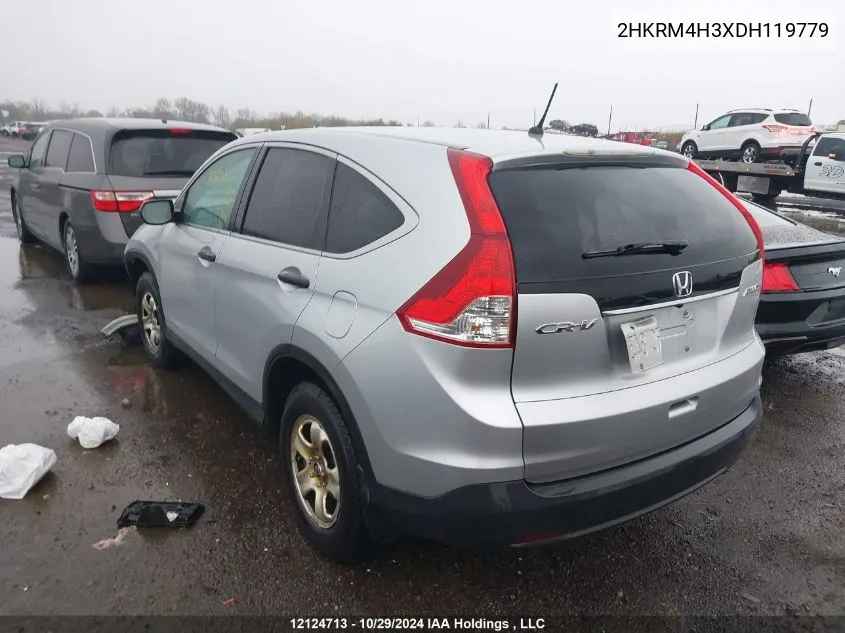 2013 Honda Cr-V VIN: 2HKRM4H3XDH119779 Lot: 12124713