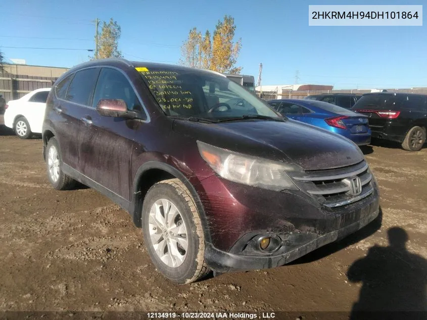 2013 Honda Cr-V VIN: 2HKRM4H94DH101864 Lot: 12134919