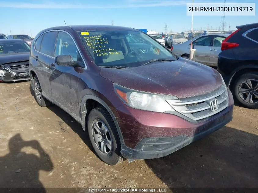 2HKRM4H33DH119719 2013 Honda Cr-V