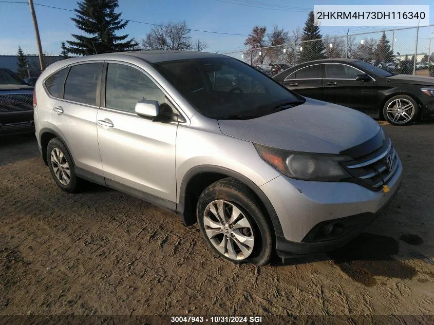 2013 Honda Cr-V Exl VIN: 2HKRM4H73DH116340 Lot: 30047943