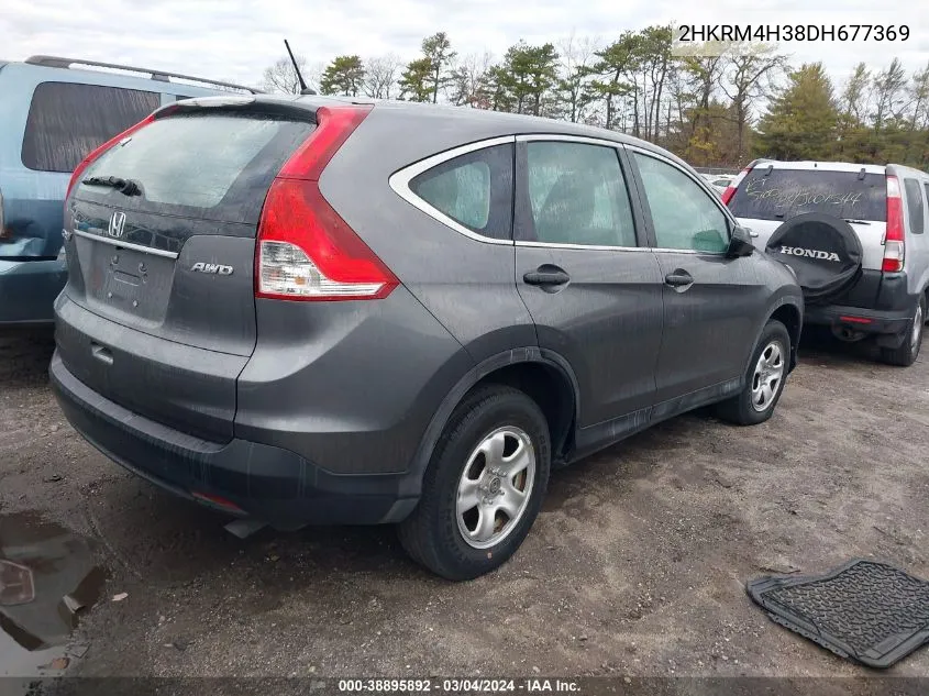 2013 Honda Cr-V Lx VIN: 2HKRM4H38DH677369 Lot: 38895892