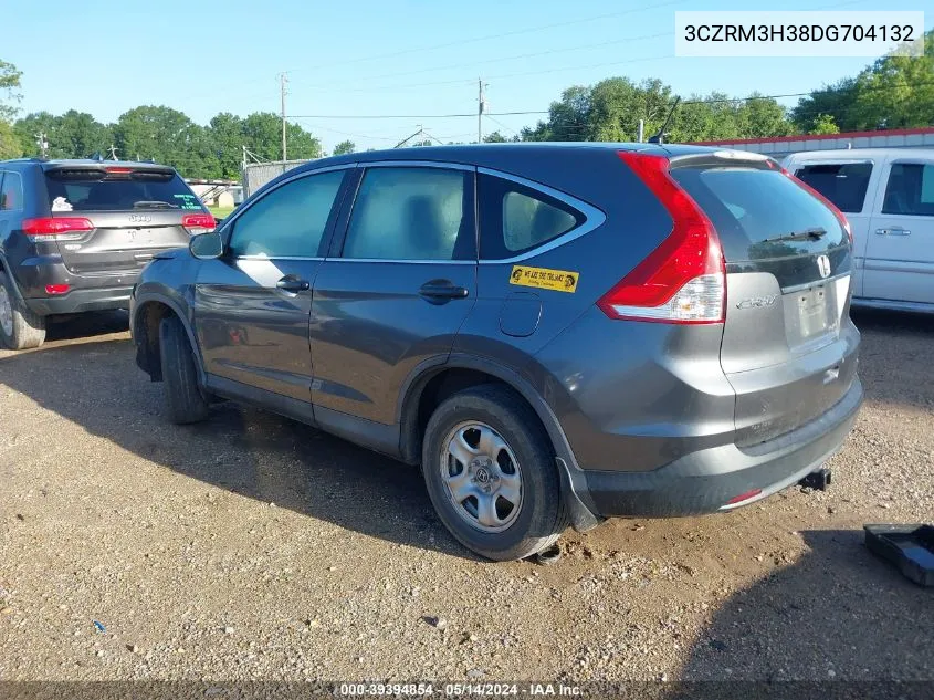 2013 Honda Cr-V Lx VIN: 3CZRM3H38DG704132 Lot: 39394854