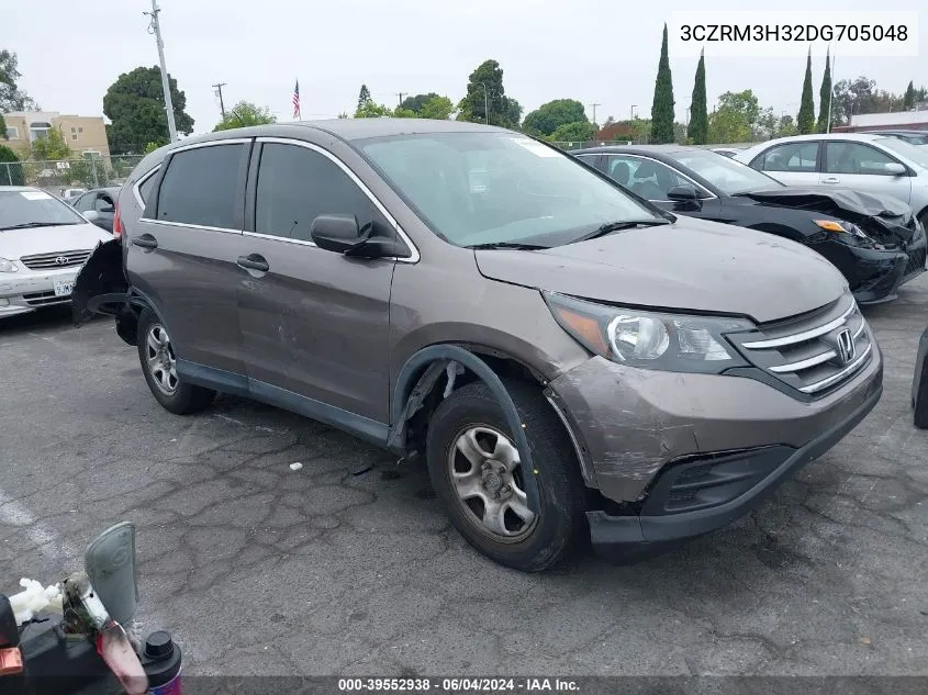 2013 Honda Cr-V Lx VIN: 3CZRM3H32DG705048 Lot: 39552938