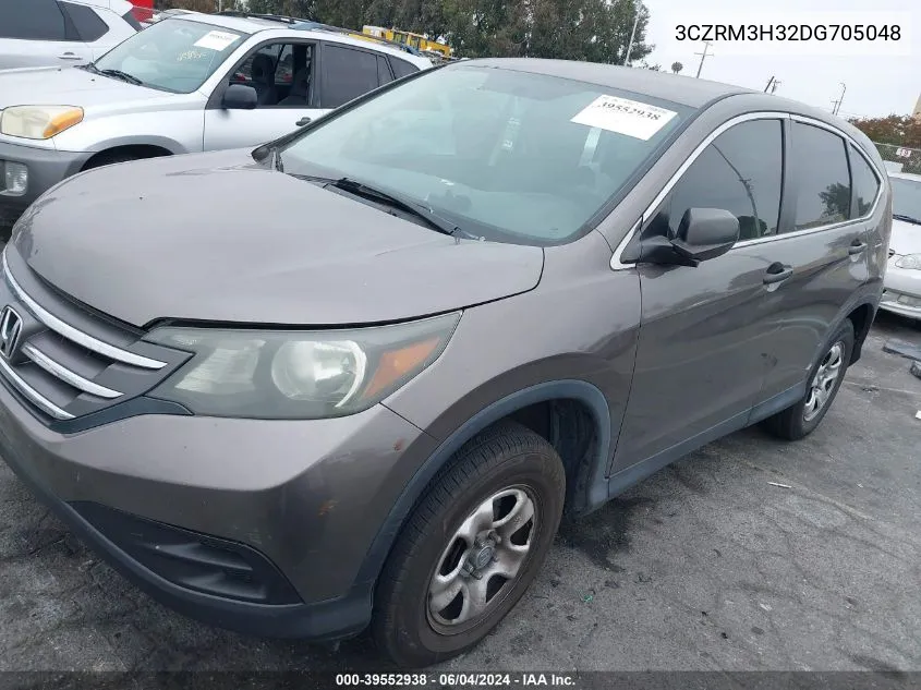 2013 Honda Cr-V Lx VIN: 3CZRM3H32DG705048 Lot: 39552938