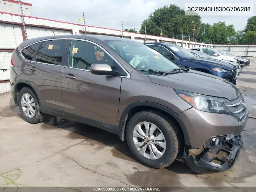 2013 Honda Cr-V Ex VIN: 3CZRM3H53DG706288 Lot: 39599206