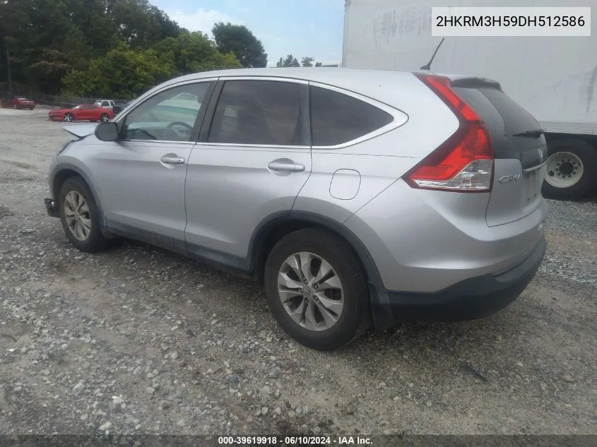 2013 Honda Cr-V Ex VIN: 2HKRM3H59DH512586 Lot: 39619918