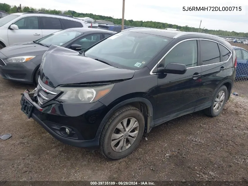 5J6RM4H72DL000715 2013 Honda Cr-V Ex-L