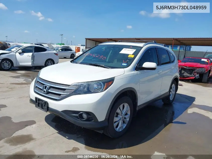 5J6RM3H73DL048959 2013 Honda Cr-V Ex-L