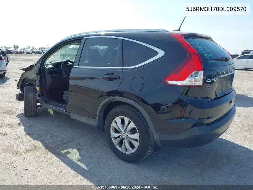 2013 Honda Cr-V Ex-L VIN: 5J6RM3H70DL009570 Lot: 39756969