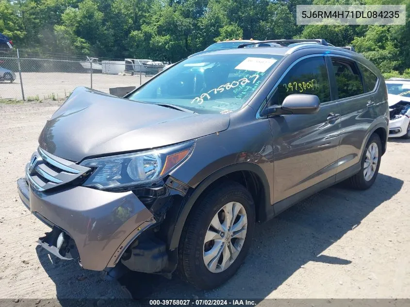 2013 Honda Cr-V Ex-L VIN: 5J6RM4H71DL084235 Lot: 39758027