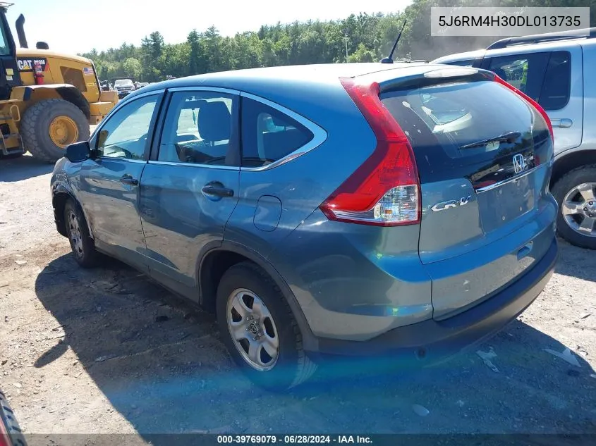 2013 Honda Cr-V Lx VIN: 5J6RM4H30DL013735 Lot: 39769079