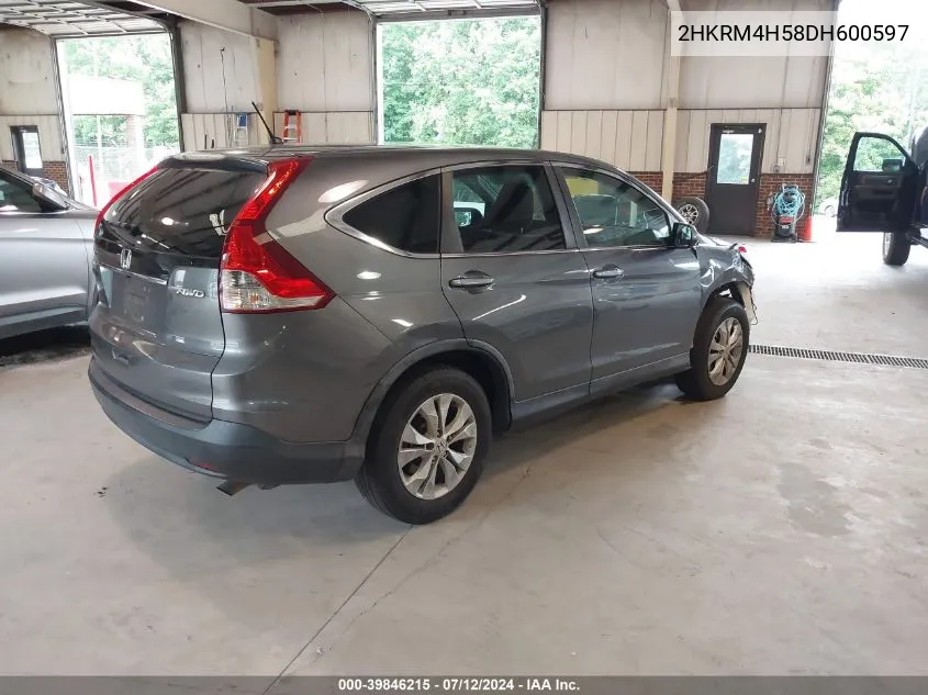 2HKRM4H58DH600597 2013 Honda Cr-V Ex