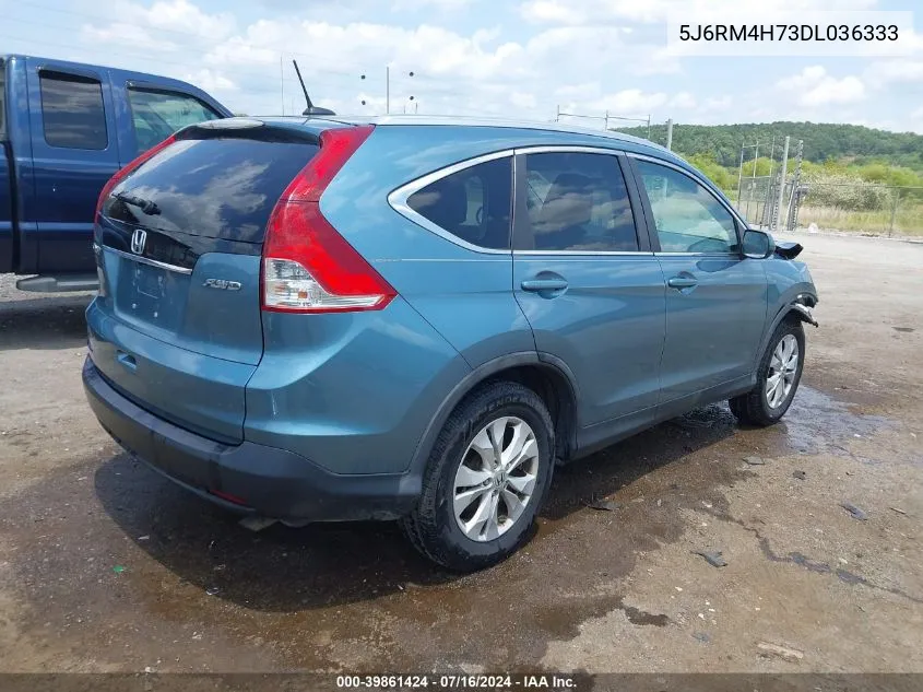 2013 Honda Cr-V Ex-L VIN: 5J6RM4H73DL036333 Lot: 39861424