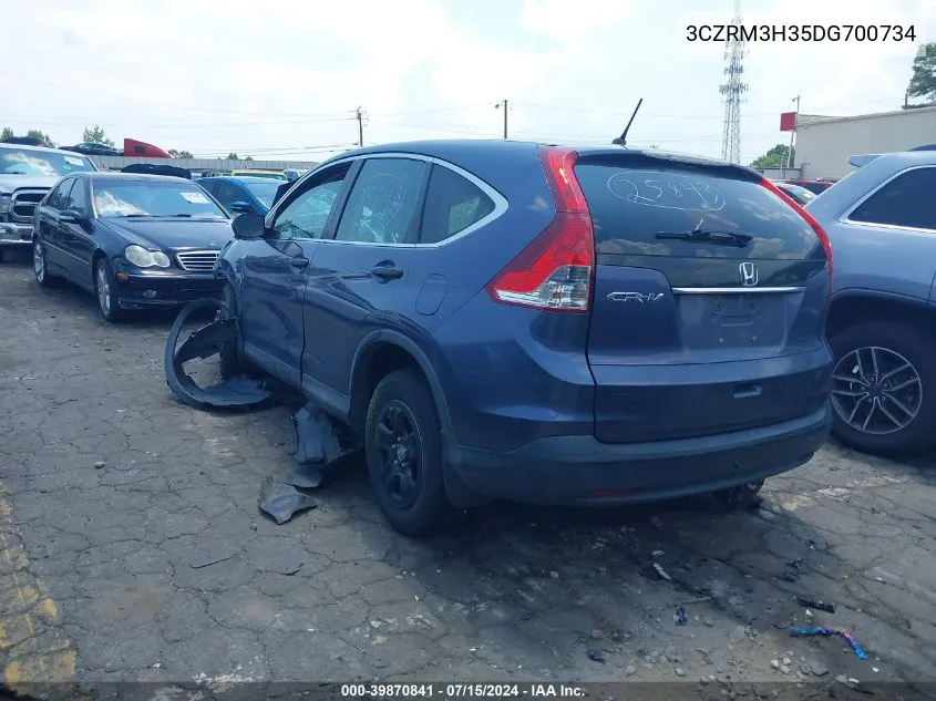 3CZRM3H35DG700734 2013 Honda Cr-V Lx