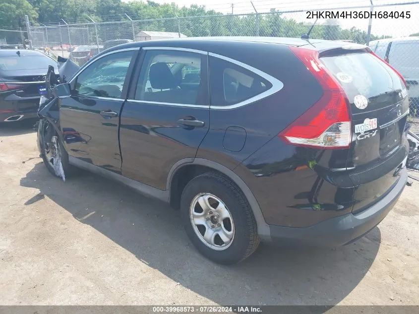 2013 Honda Cr-V Lx VIN: 2HKRM4H36DH684045 Lot: 39968573