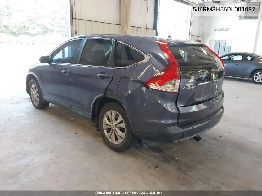 2013 Honda Cr-V Ex VIN: 5J6RM3H56DL001097 Lot: 40001940