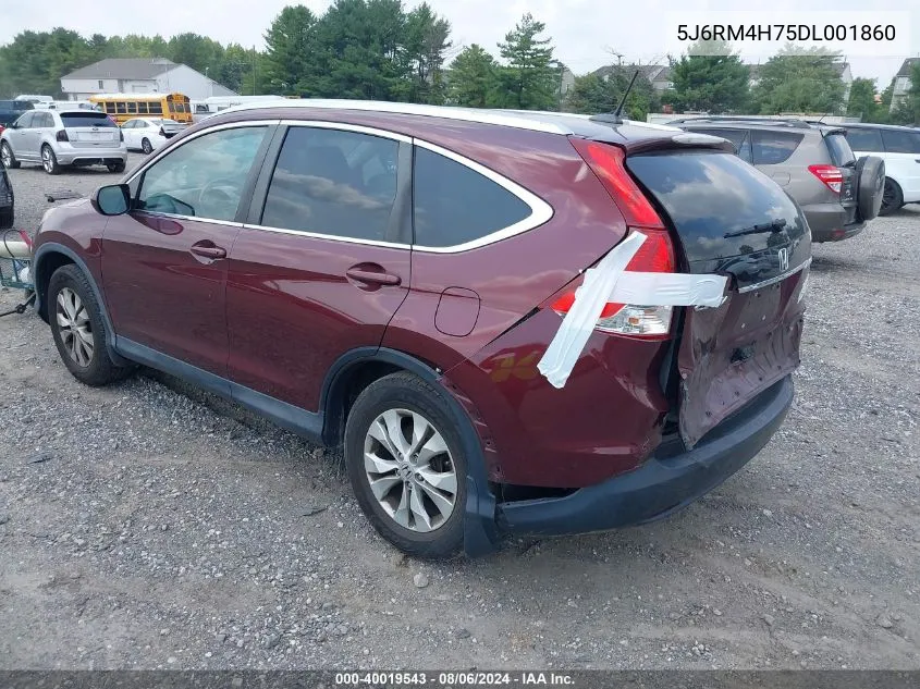 5J6RM4H75DL001860 2013 Honda Cr-V Ex-L